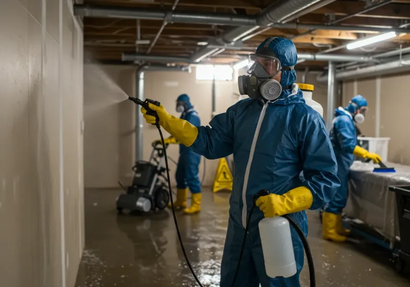 Basement Sanitization and Antimicrobial Treatment process in Alondra Park, CA