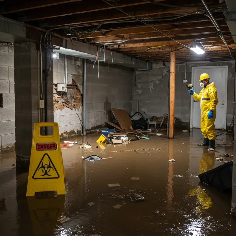 Flooded Basement Electrical Hazard in Alondra Park, CA Property